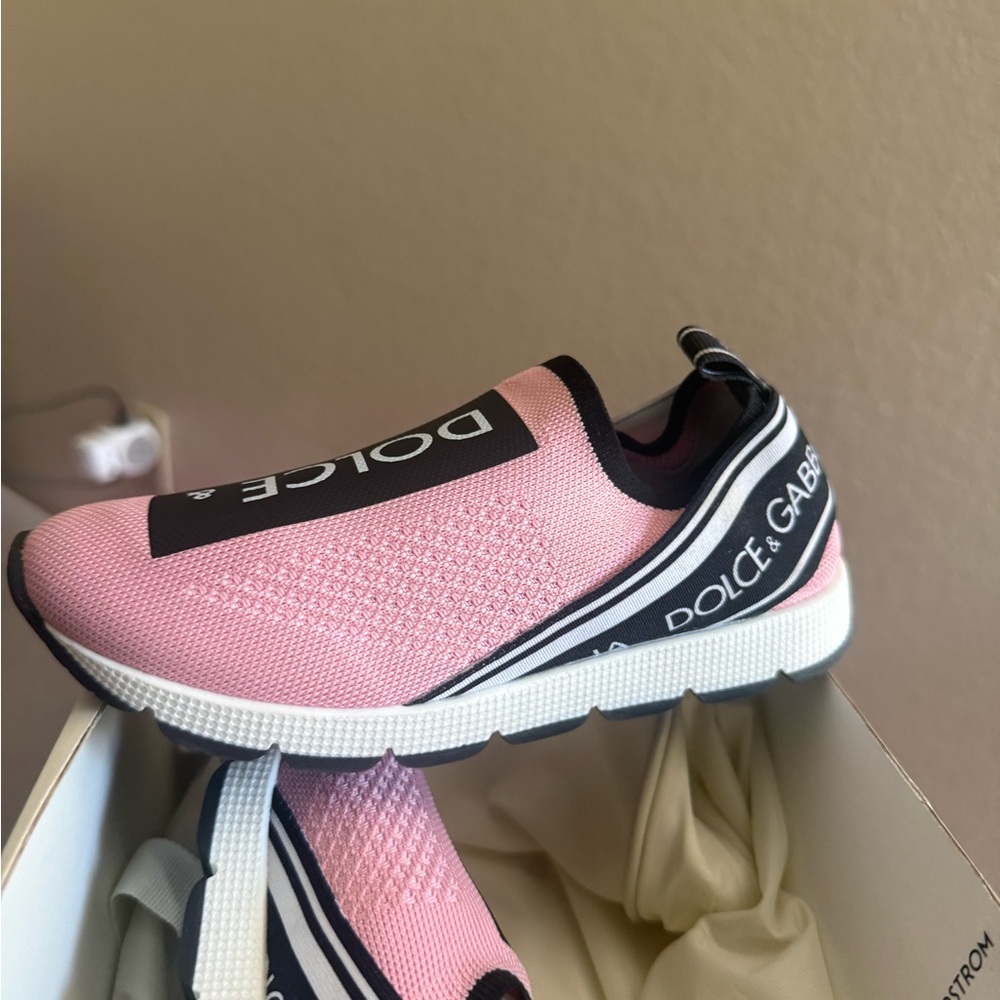 Dolce & Gabbana Kids Pink Sneakers - Picture 3 of 7